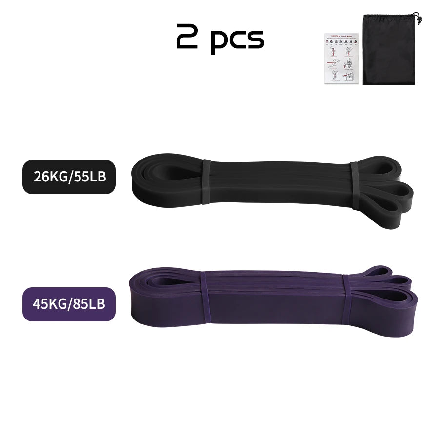 Heavy Duty Latex Resistance Band Exercise Elastic Band For Sport Strength Pull Up Assist Band Workout Pilates Fitness Equipment