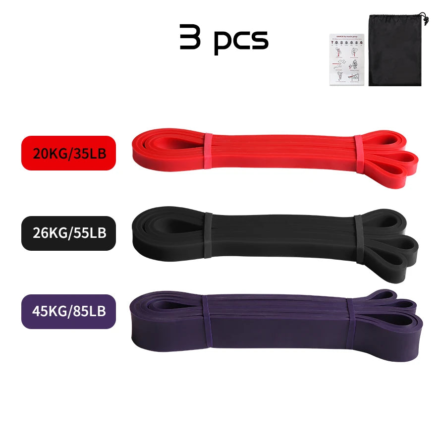 Heavy Duty Latex Resistance Band Exercise Elastic Band For Sport Strength Pull Up Assist Band Workout Pilates Fitness Equipment