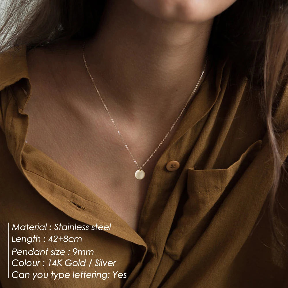 eManco Fashion Layered Chain Necklace Gold color  Chain Imitation pearls Necklace for Women Geometric Female  Chokers Necklaces