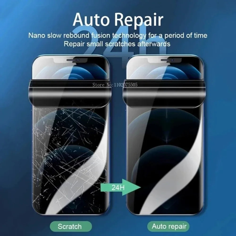 4Pcs Anti-Spy Hydrogel Soft Film For iPhone 17 16 15 14 Pro Max Screen Protector For iPhone 12 13 11 Pro 14 15 Plus XR XS Max