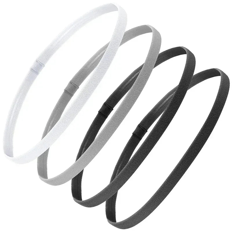1PC Women Men Yoga Hair Bands Sports Fitness Headband Girls Sport Anti-slip Elastic Rubber Sweatband Football Running Hairband