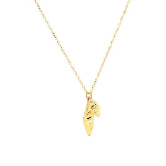 VAROLE Conch Pendant Necklace Women Gold Color Cute Choker Necklace Fashion Femme Jewelry Dropshipping