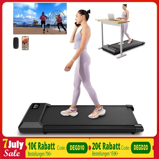 15.75 x 35.43 Inch Running Area Treadmill Pad Running Walking Under Desk Exercise Run Training Walking Treadmill